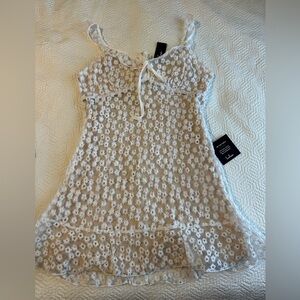 Lulus white mini dress